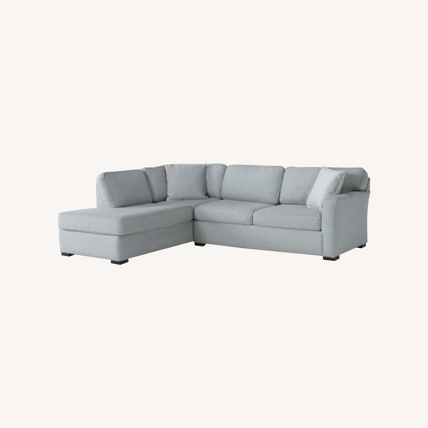 Living Spaces Aspen Tranquil Sectional Sofa - image-0