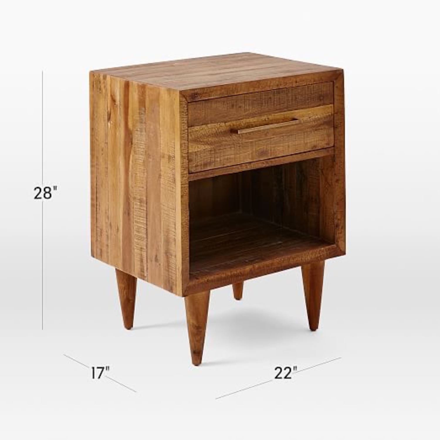 West Elm Alexa Wood Nightstand - image-3