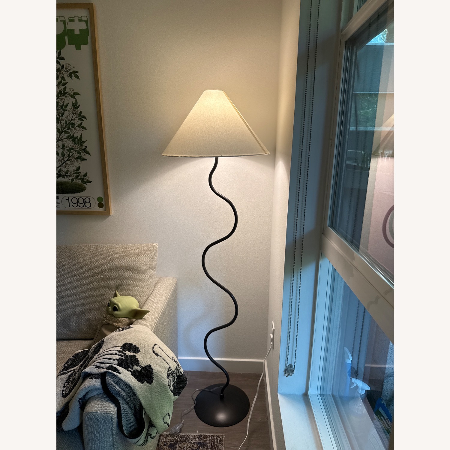 West Elm Zigzag Floor Lamp 64” - image-3