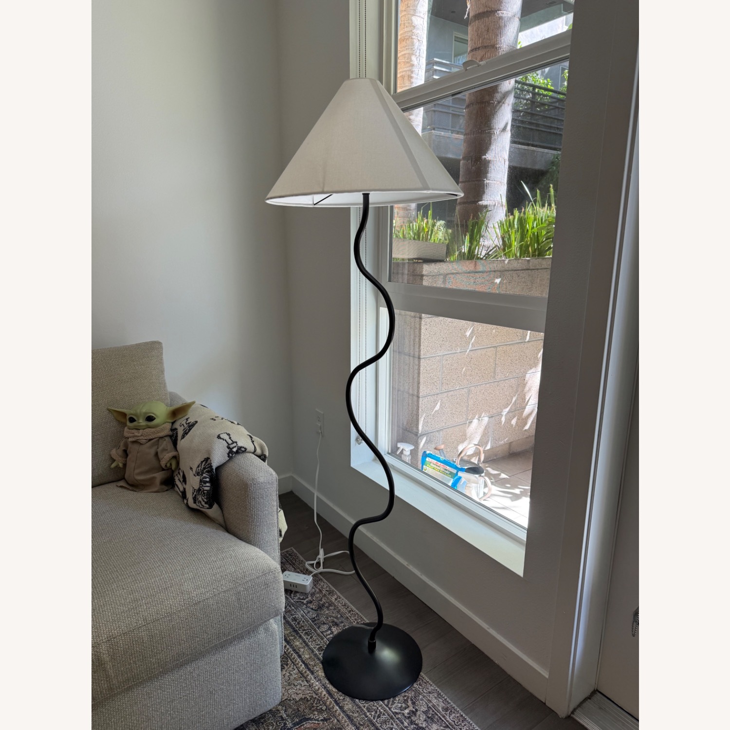 West Elm Zigzag Floor Lamp 64” - image-1