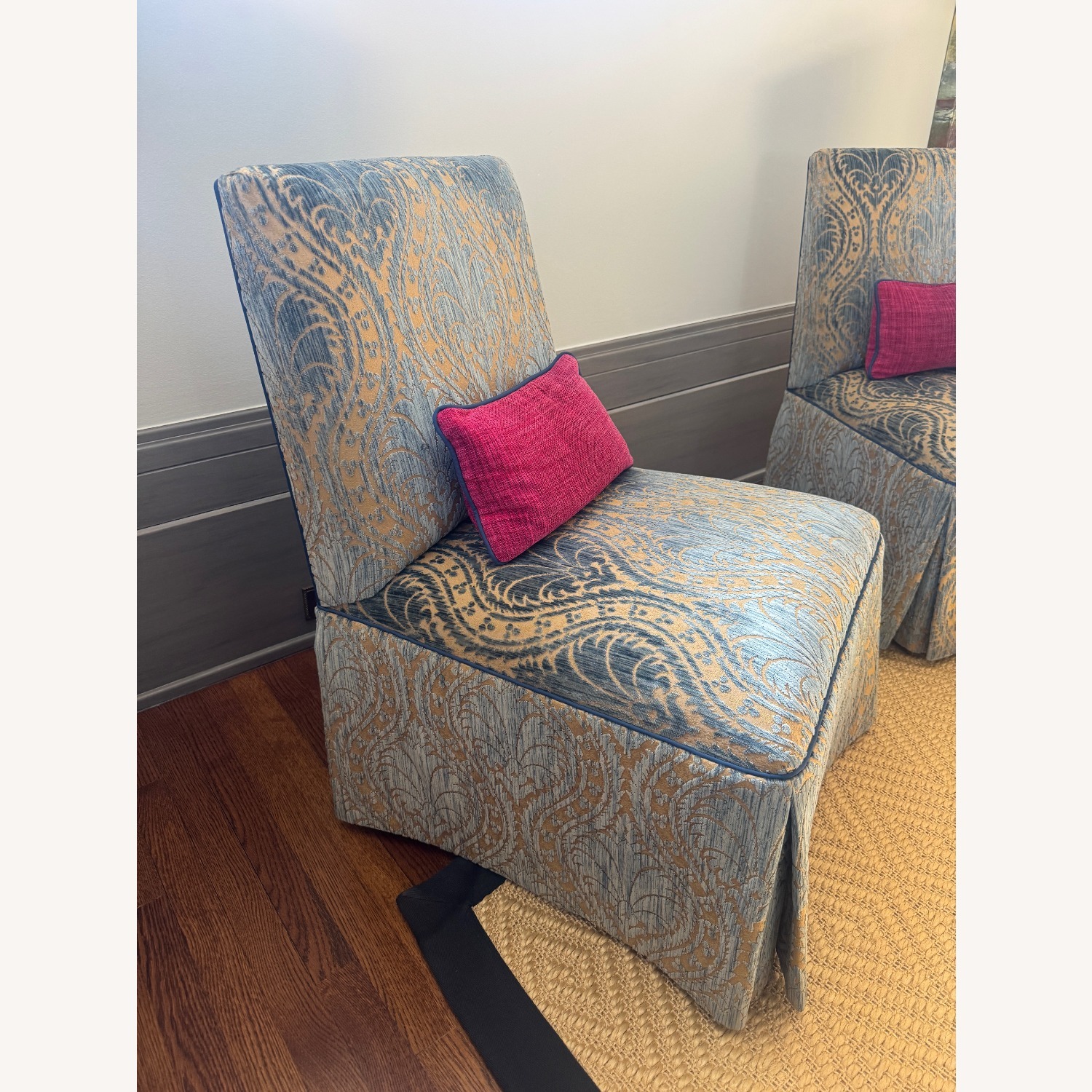 Taylor Made Custom Furniture Blue Accent Chairs - image-3