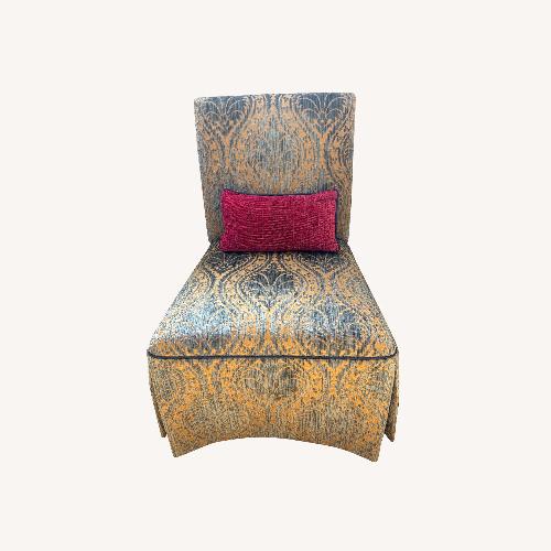 Used Taylor Made Custom Furniture Blue Accent Chairs for sale on AptDeco