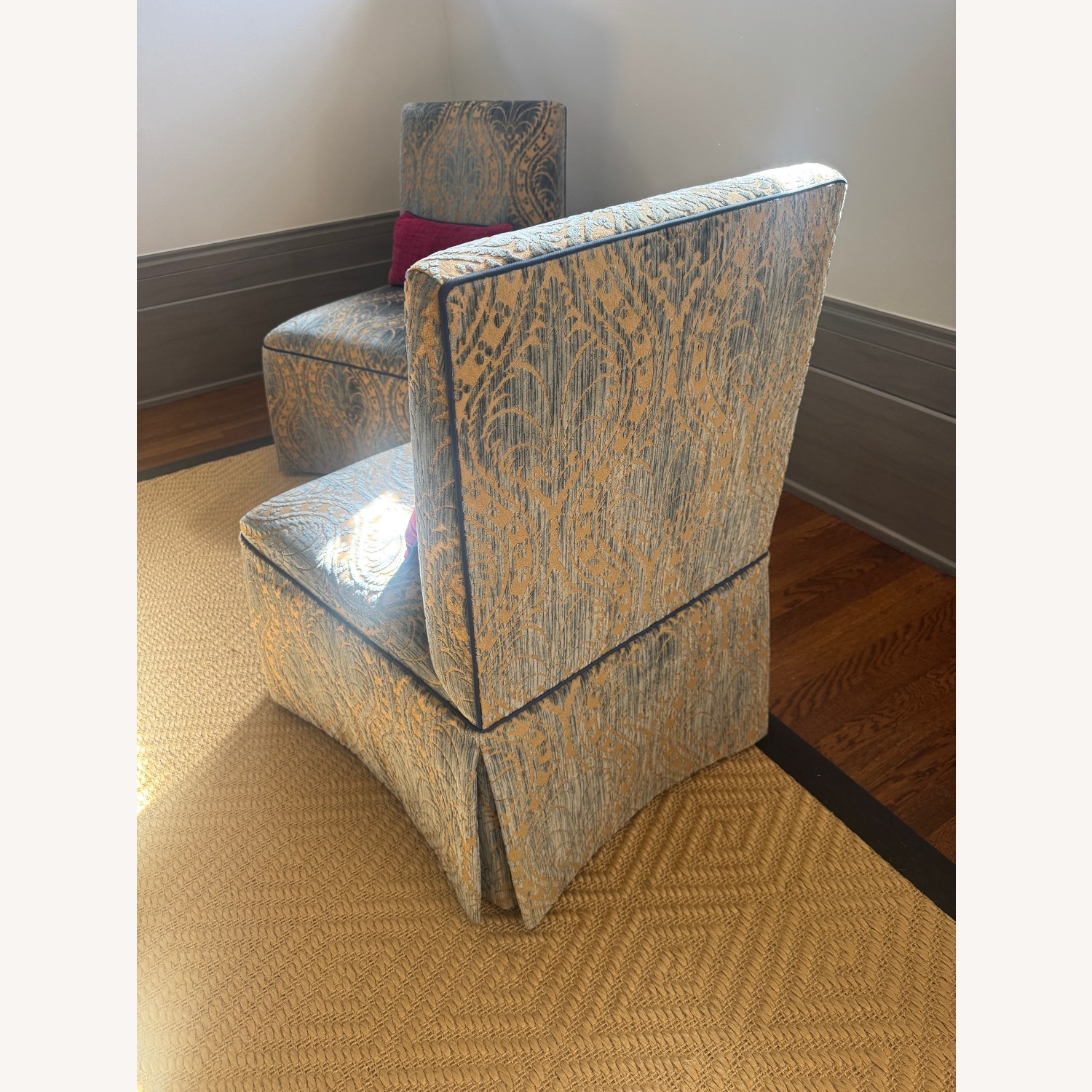 Taylor Made Custom Furniture Blue Accent Chairs - image-4