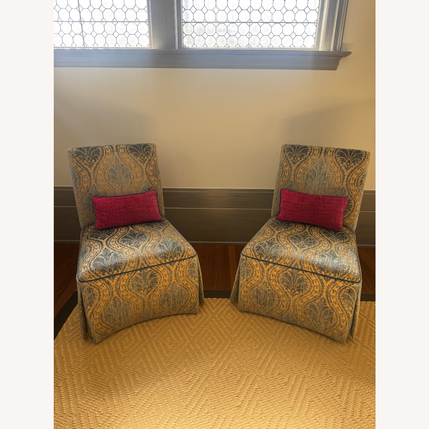 Taylor Made Custom Furniture Blue Accent Chairs - image-1