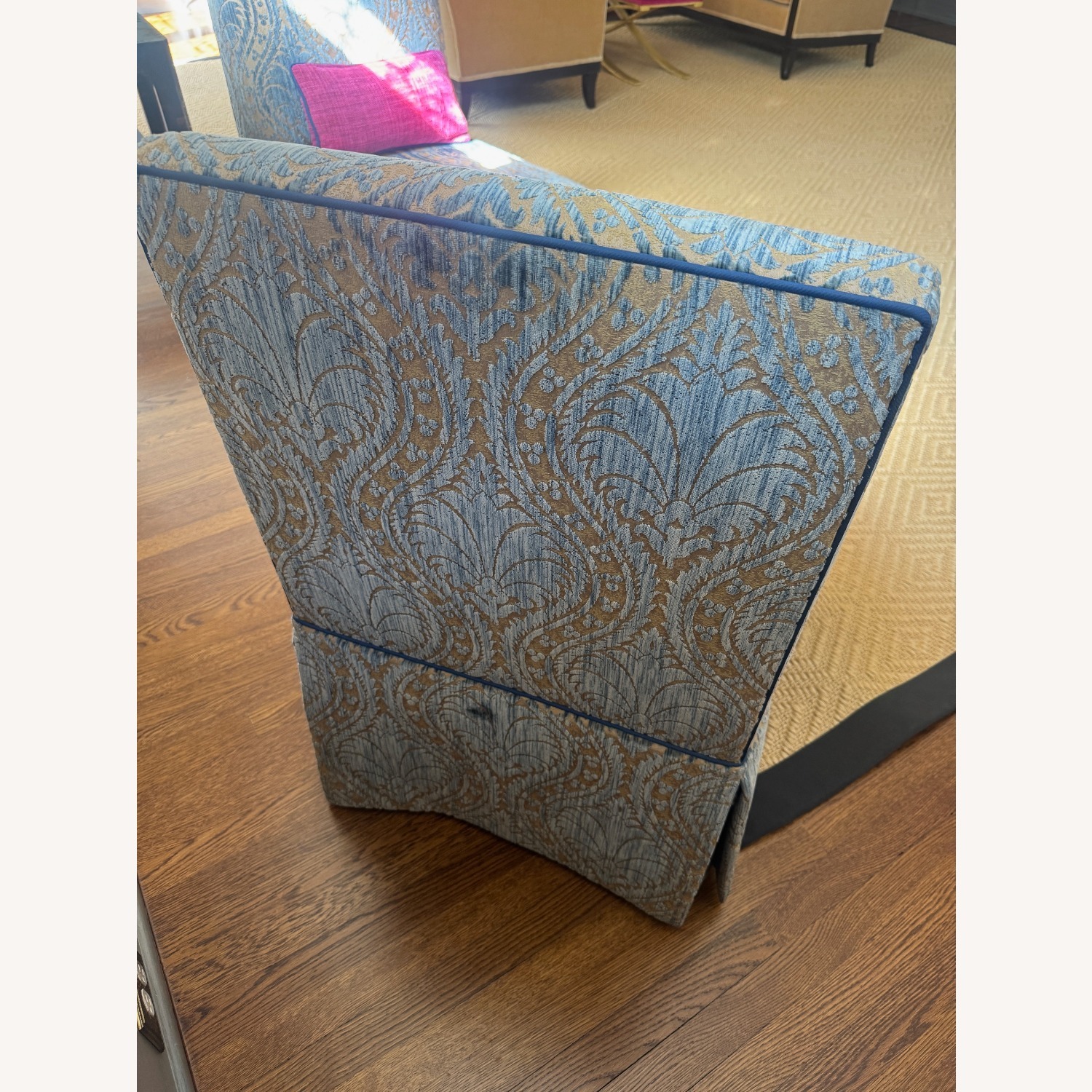 Taylor Made Custom Furniture Blue Accent Chairs - image-5