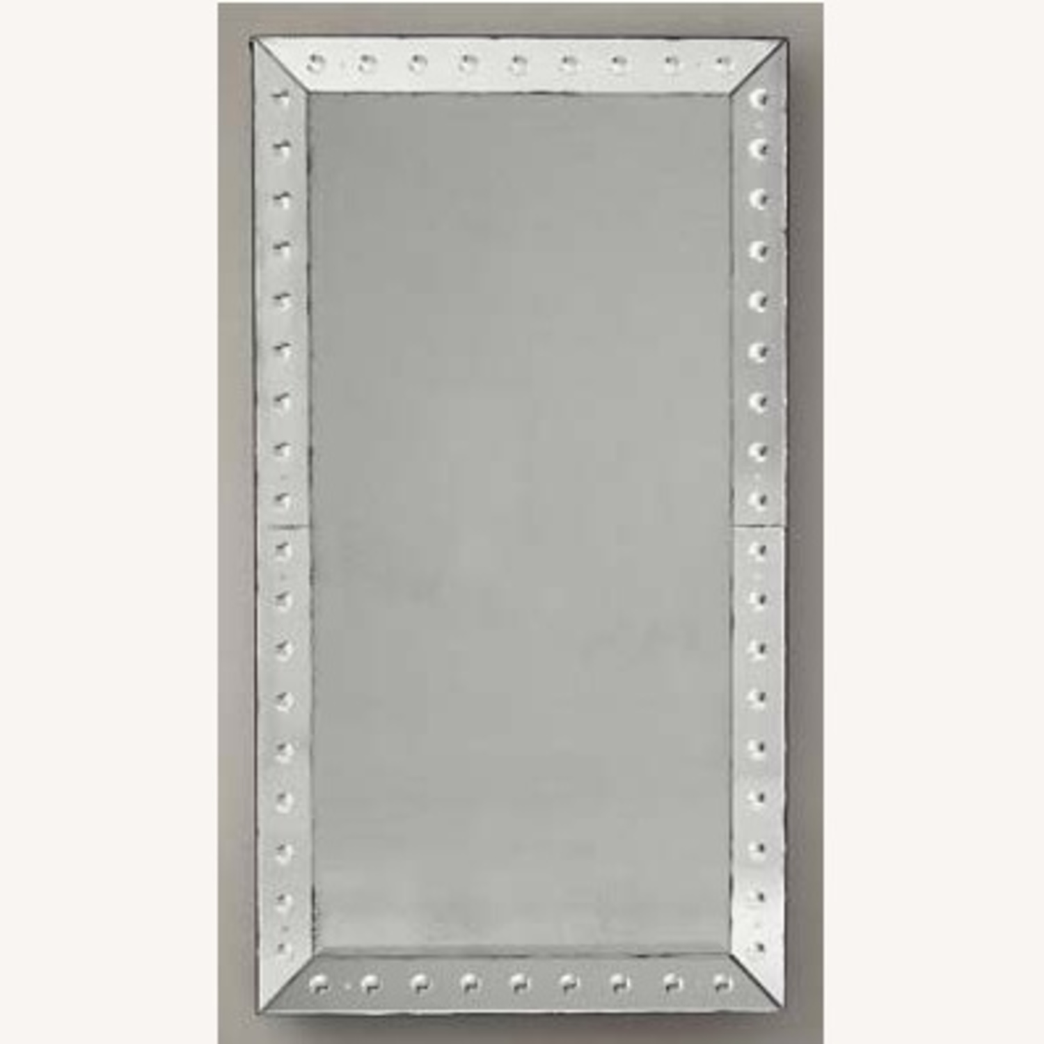 Restoration Hardware Silver Floor Mirror - image-0