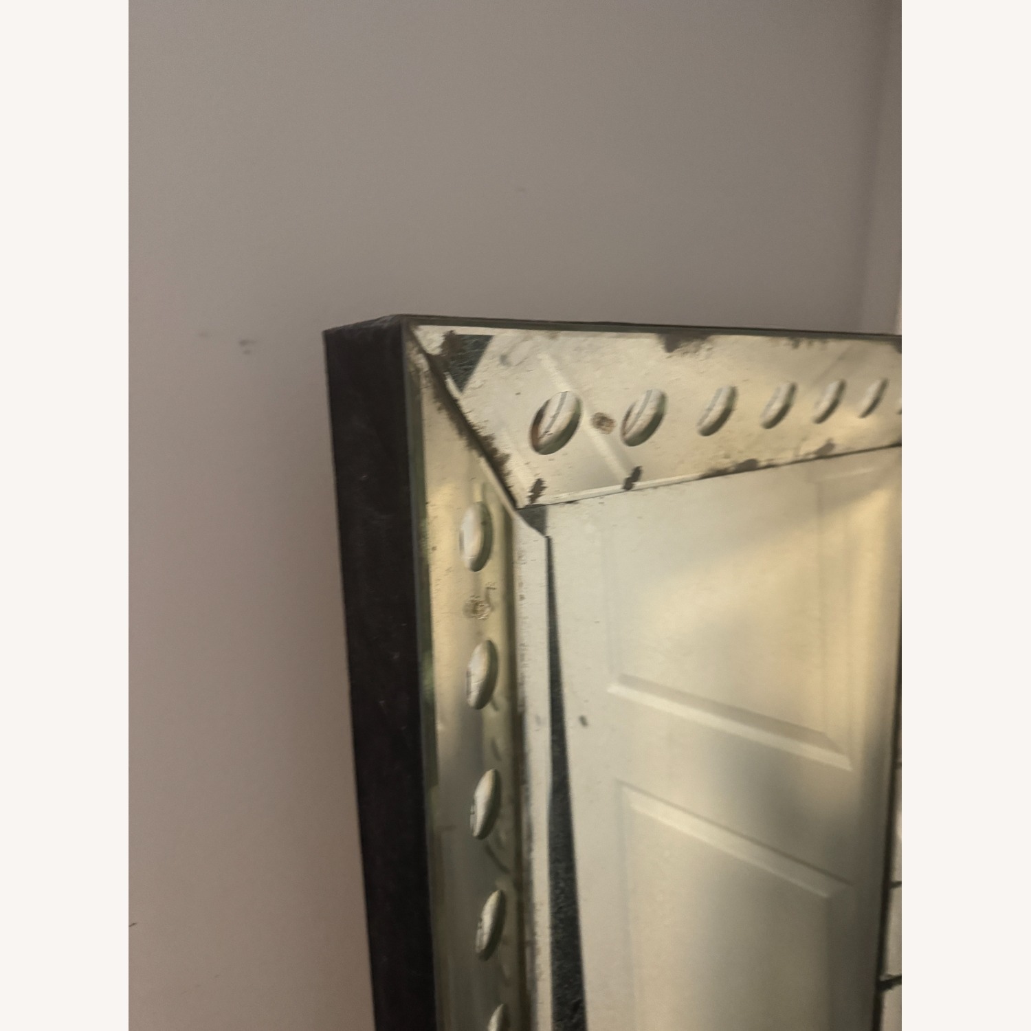 Restoration Hardware Silver Floor Mirror - image-6