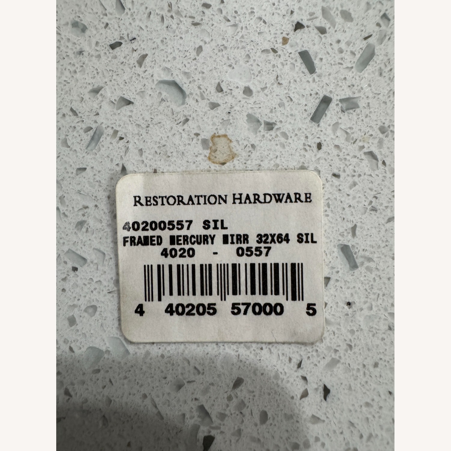 Restoration Hardware Silver Floor Mirror - image-5