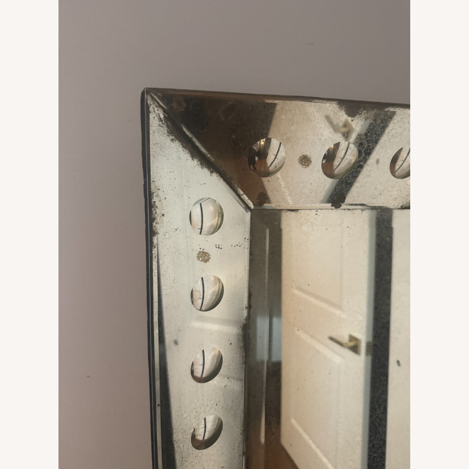 Restoration Hardware Silver Floor Mirror - image-4