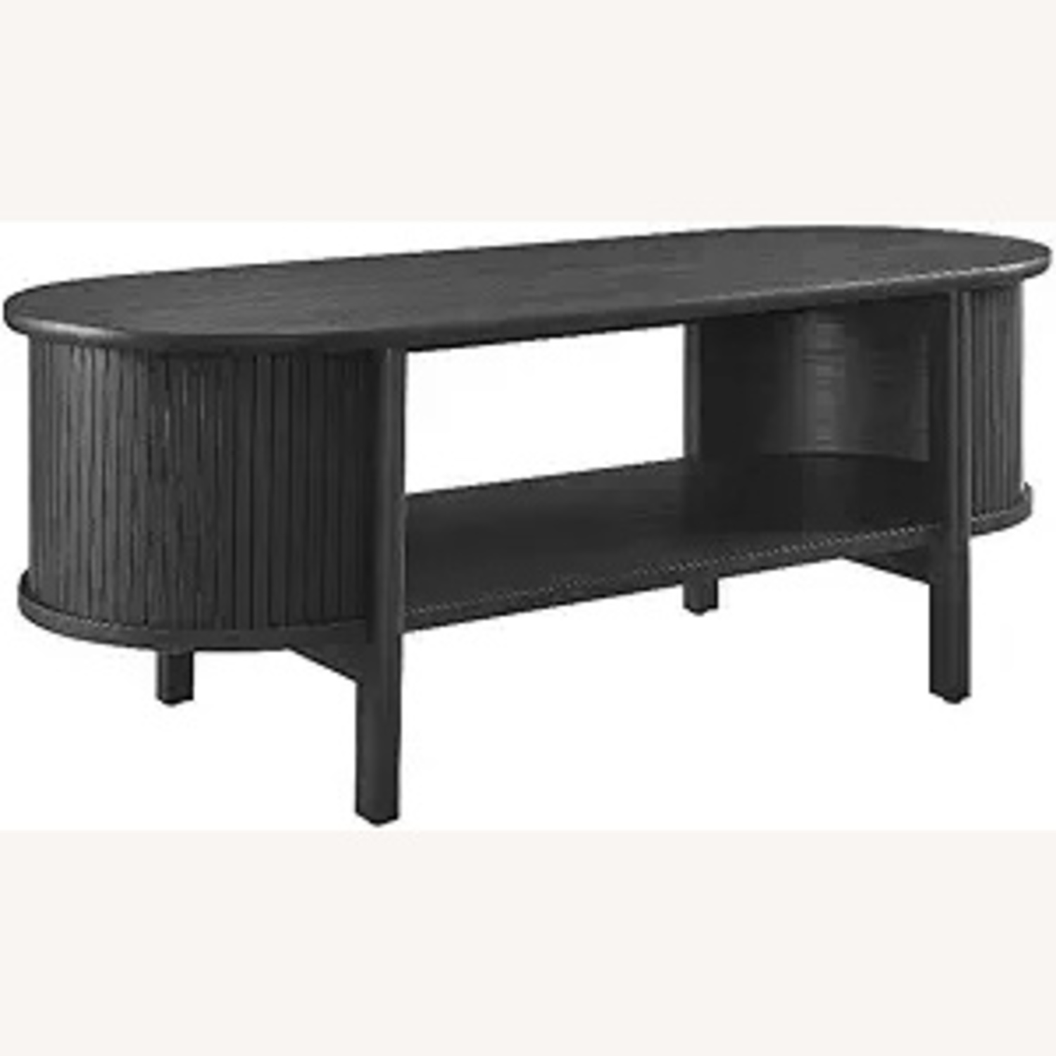 Modway Black Wood Coffee Table - image-5