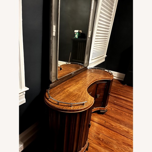 Used Art Deco Vanity with Lighted Mirror for sale on AptDeco