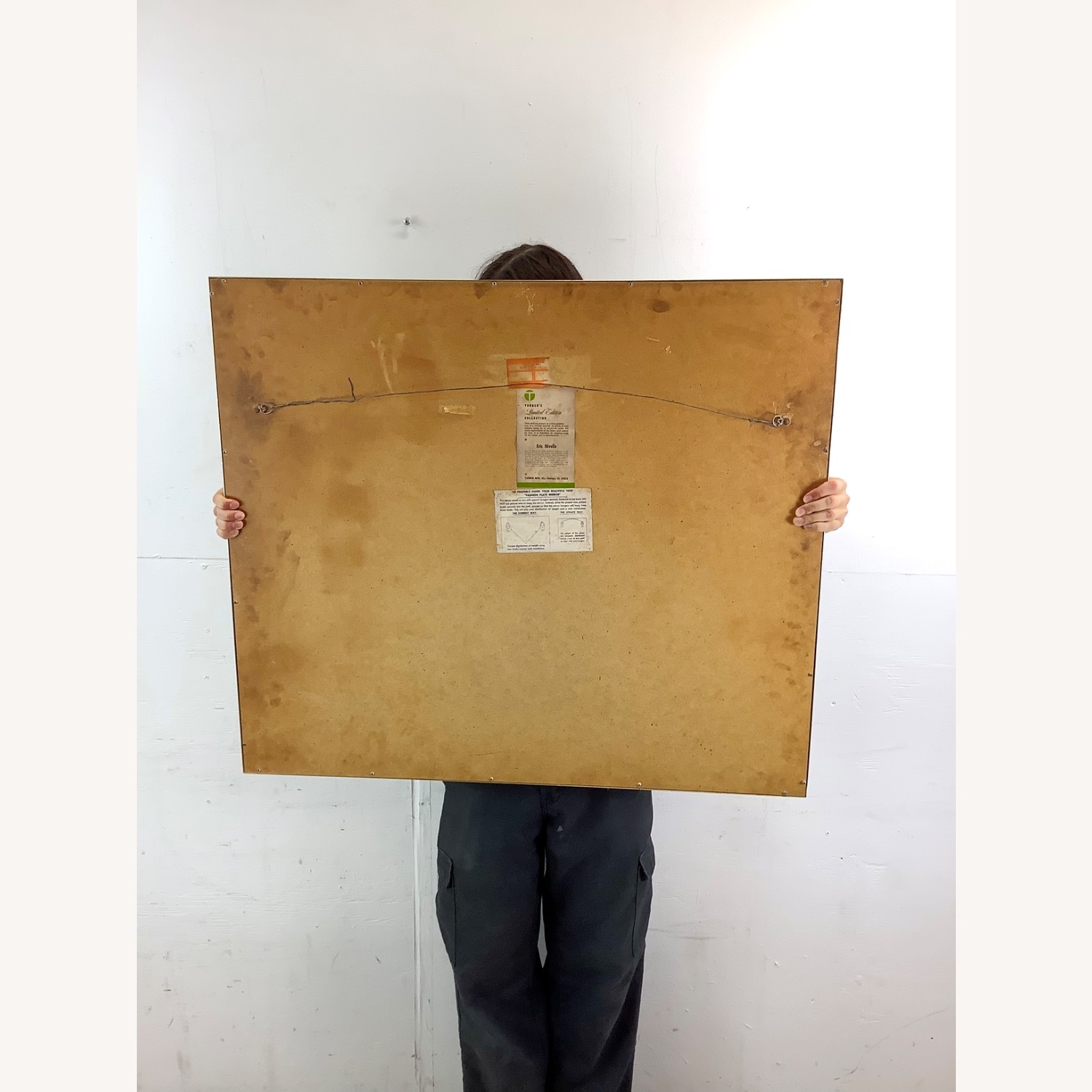 Vintage Lithograph Nautical Cityscape, Signed - image-6