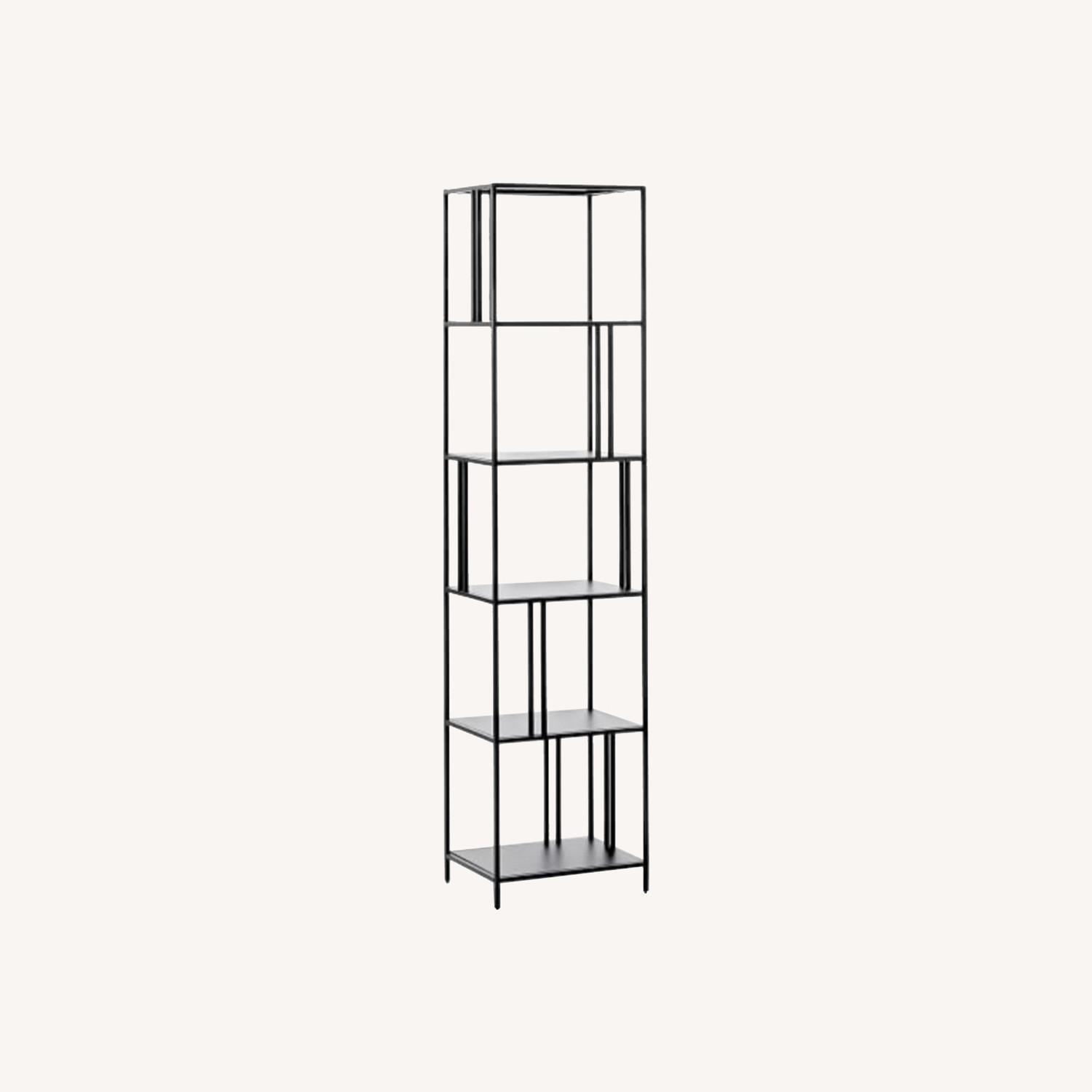 West Elm Profile Metal Bookcase in Antique Bronze - image-0