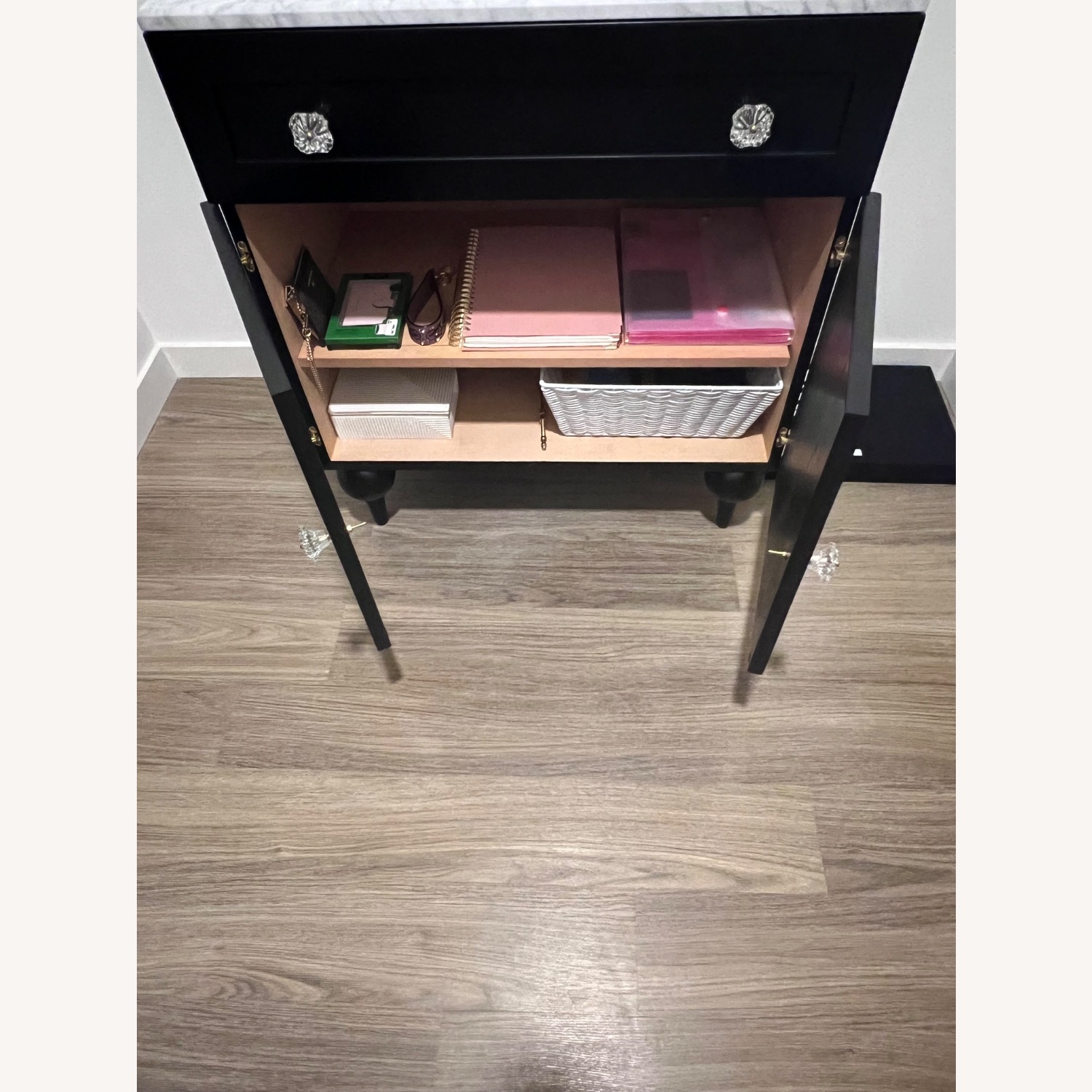 Anthropologie The Fern Black Wood Sideboard - image-6