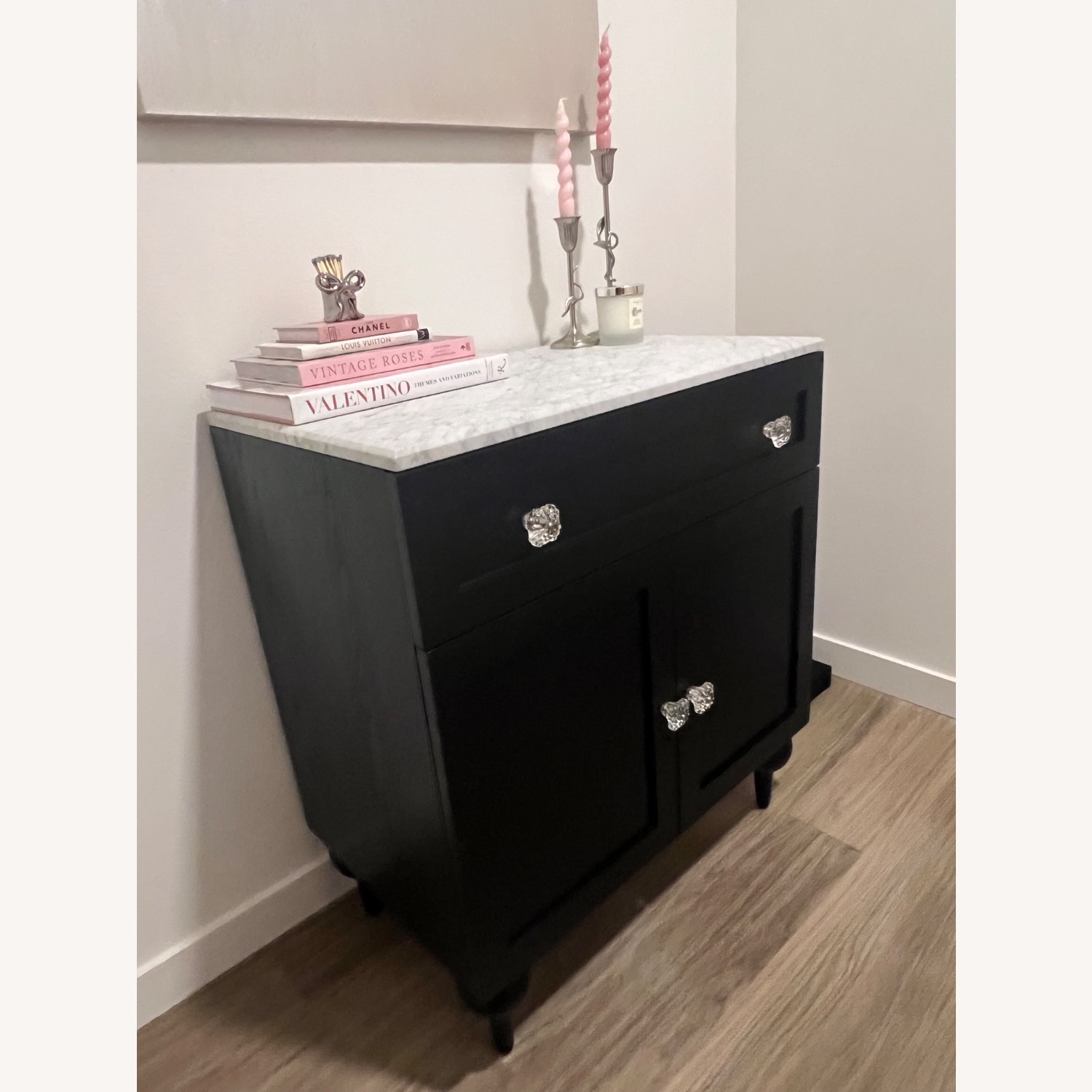 Anthropologie The Fern Black Wood Sideboard - image-4