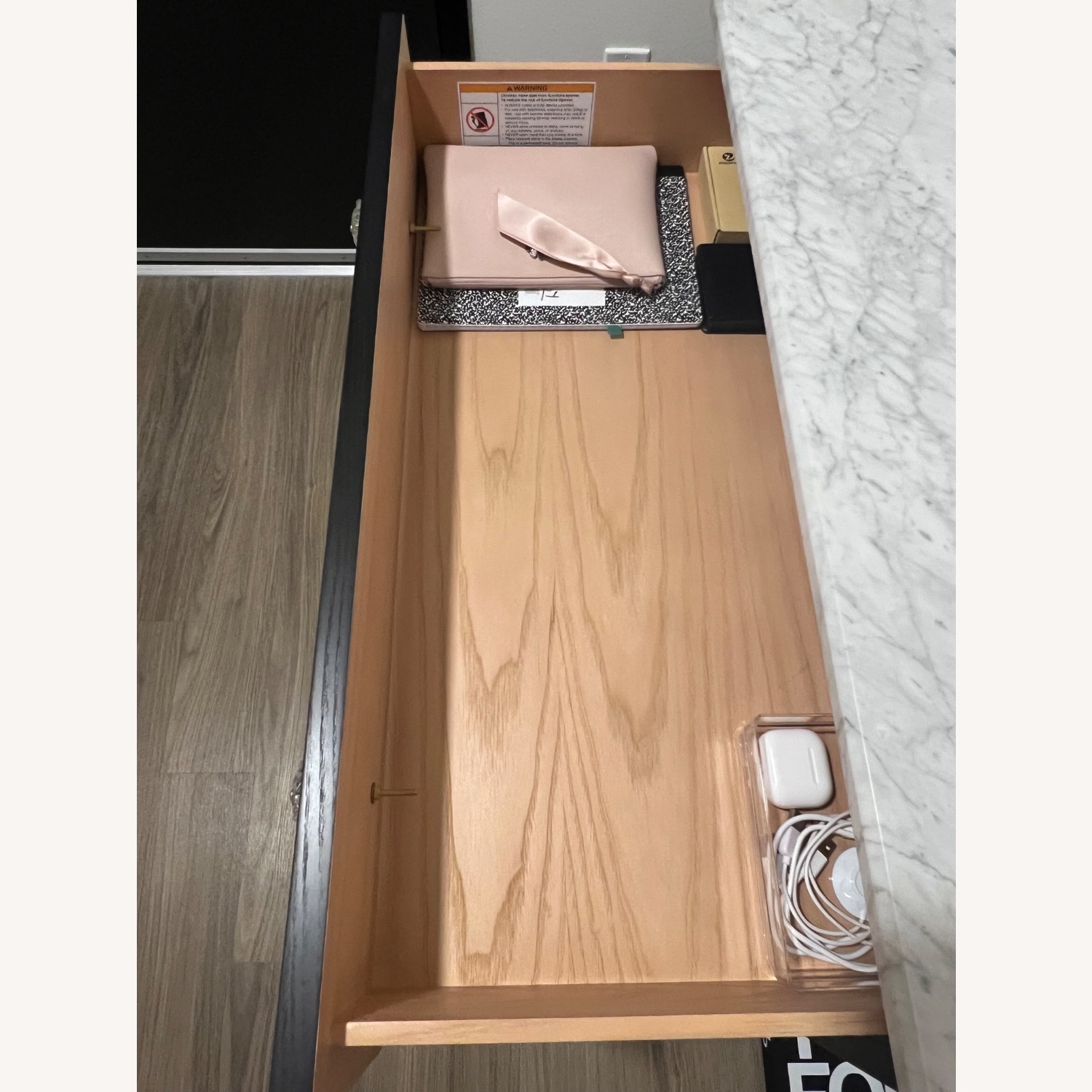 Anthropologie The Fern Black Wood Sideboard - image-5