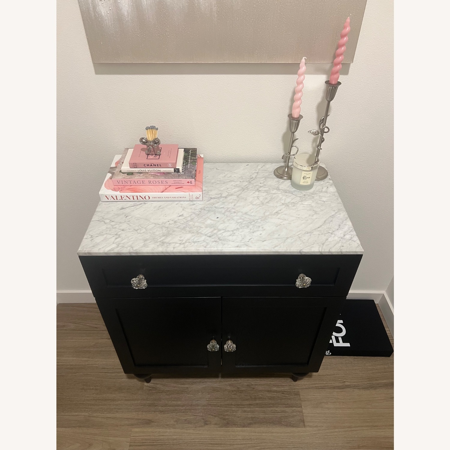 Anthropologie The Fern Black Wood Sideboard - image-3