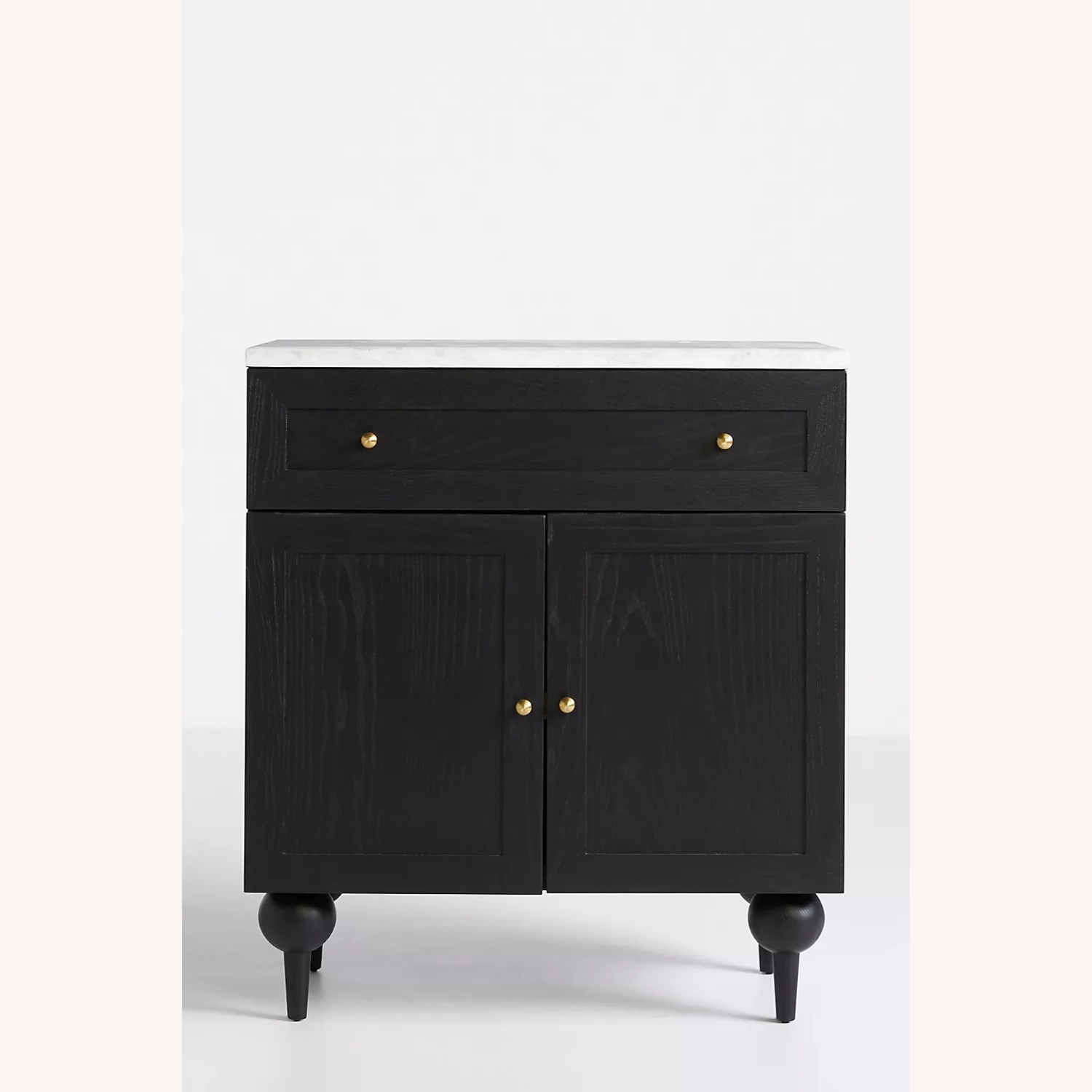 Anthropologie The Fern Black Wood Sideboard - image-7