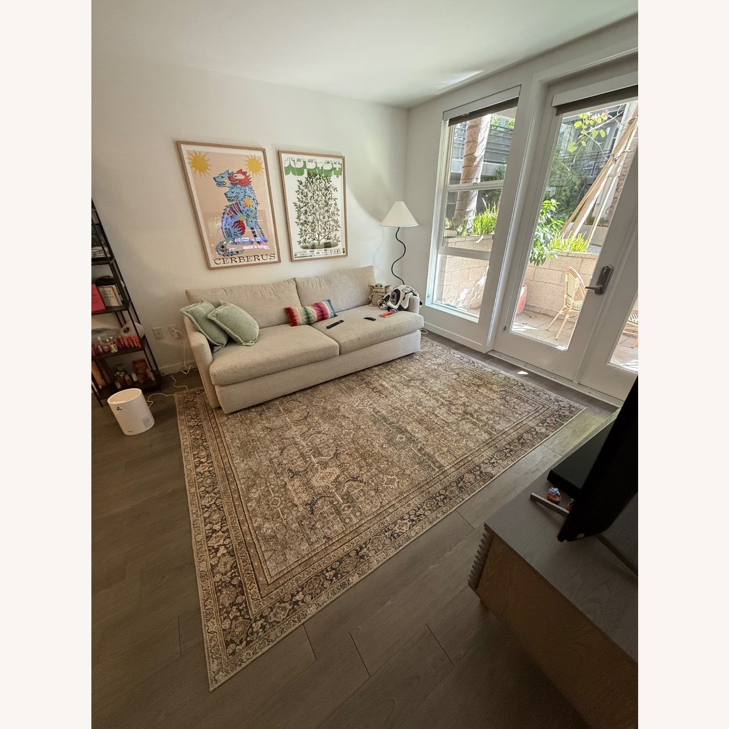 Loloi Layla Area Rug 8' x 10' Olive Charcoal - image-1