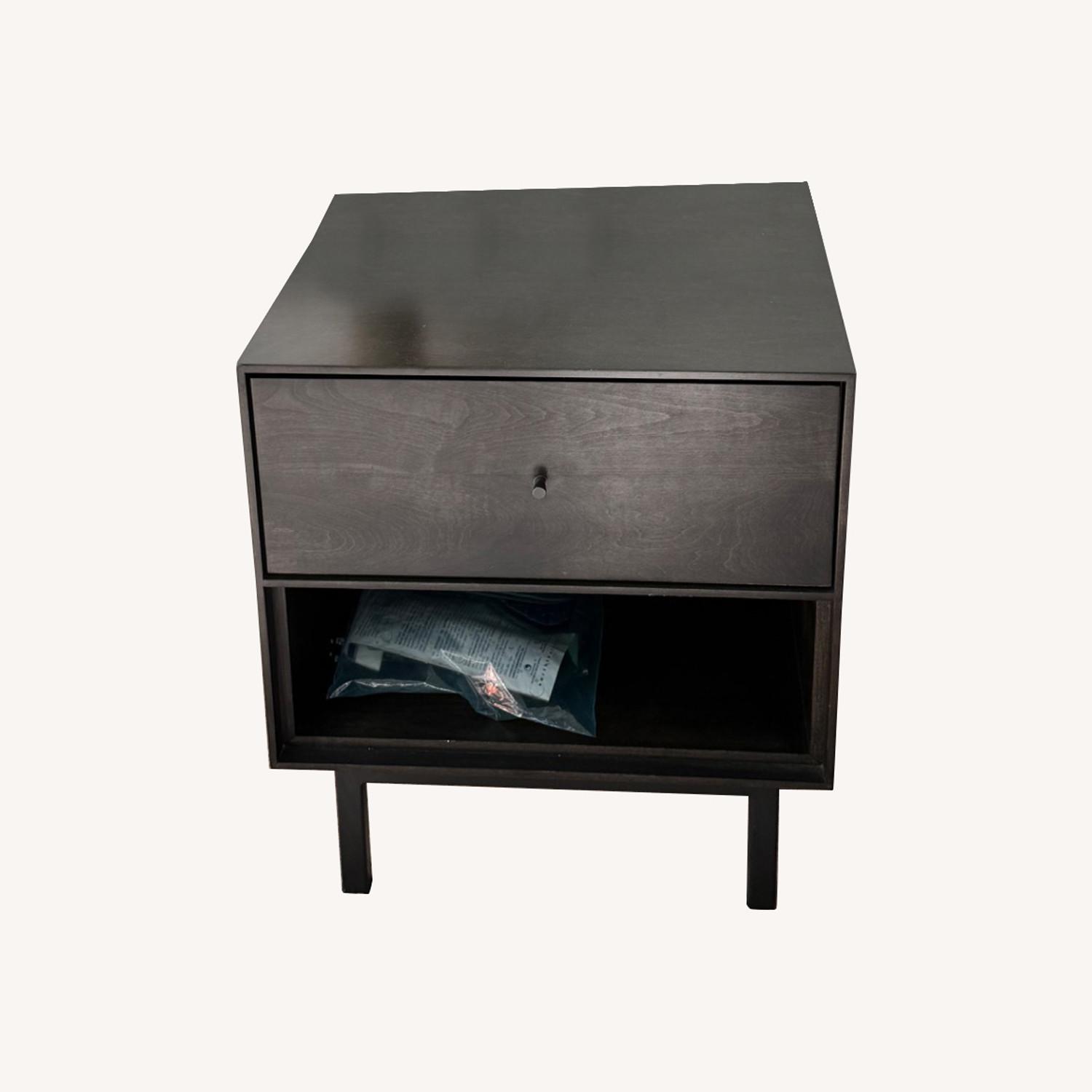 Room & Board Hudson Charcoal Wood Nightstand - image-5