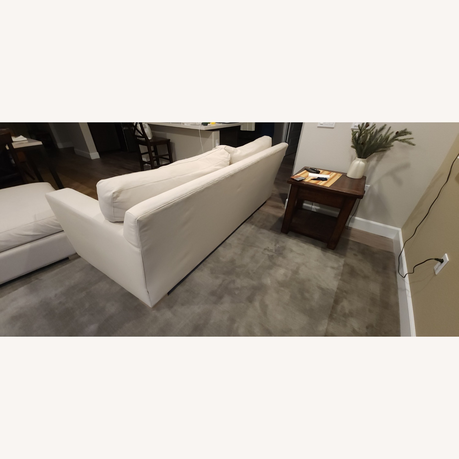 Crate & Barrel Axis II Sofa and Ottoman - image-5