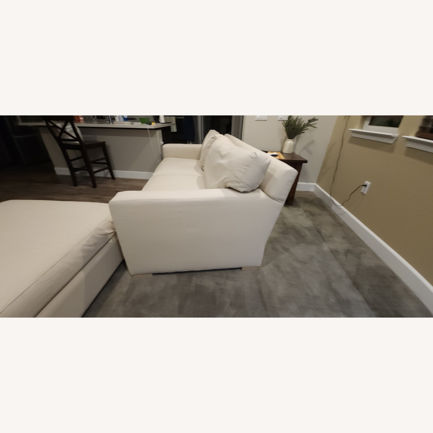 Crate & Barrel Axis II Sofa and Ottoman - image-4