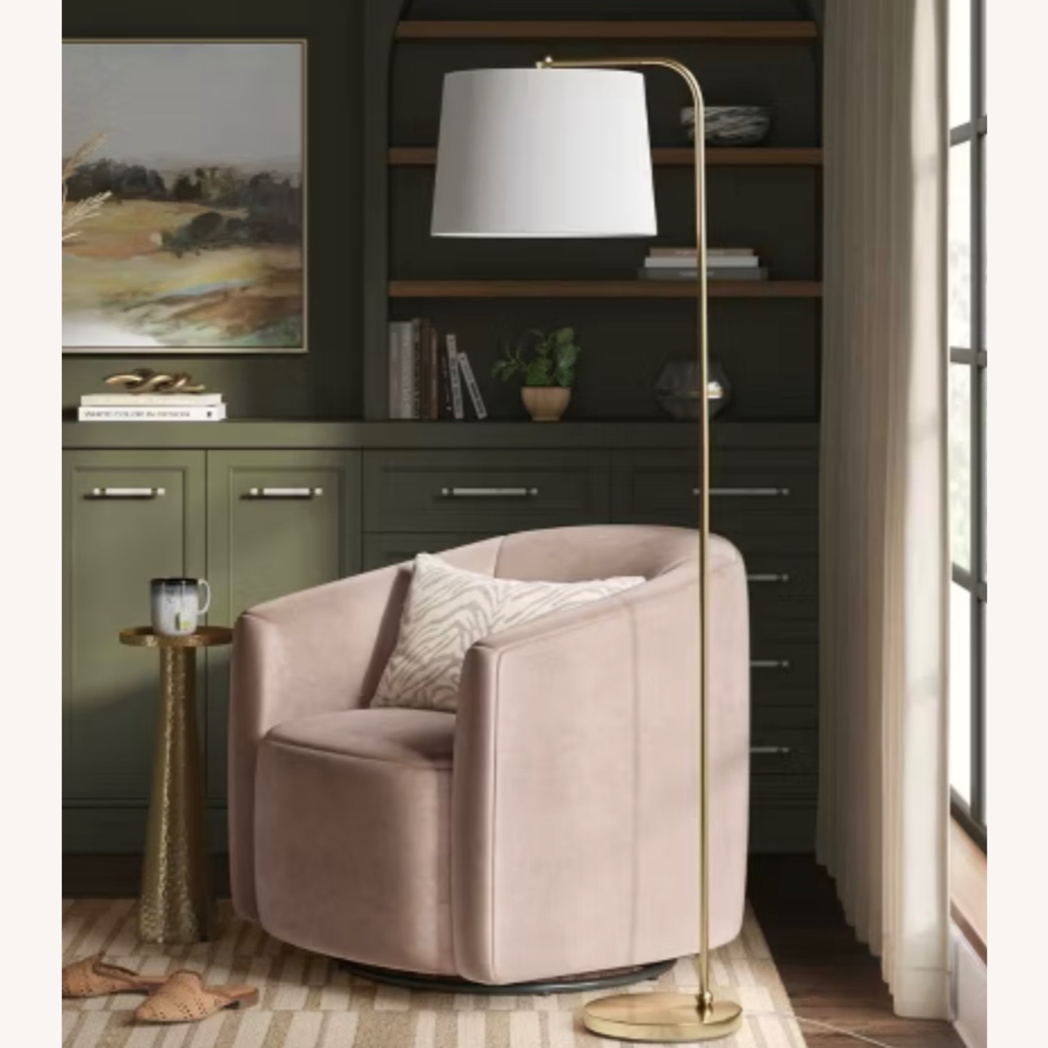 Target Threshold Black Metal Floor Lamp - image-1