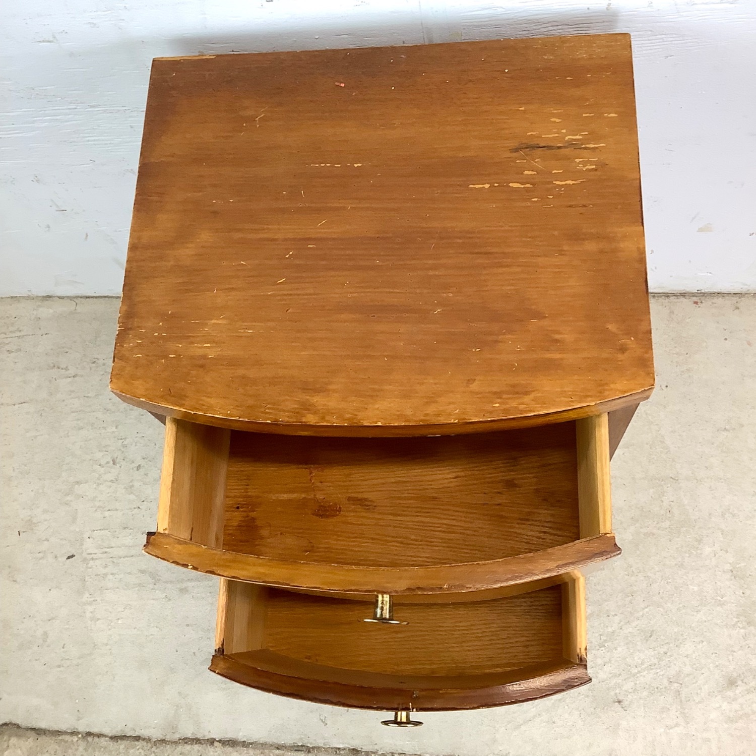 Vintage Two Drawer Nightstand - image-5