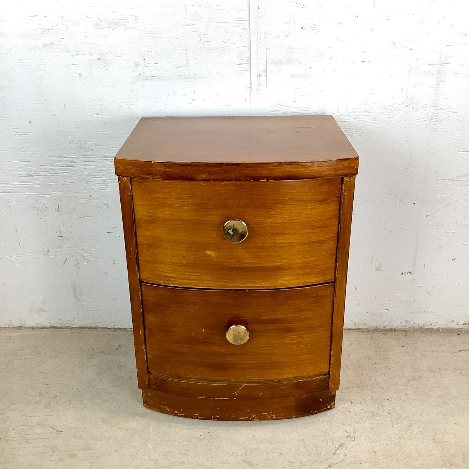 Vintage Two Drawer Nightstand - image-4