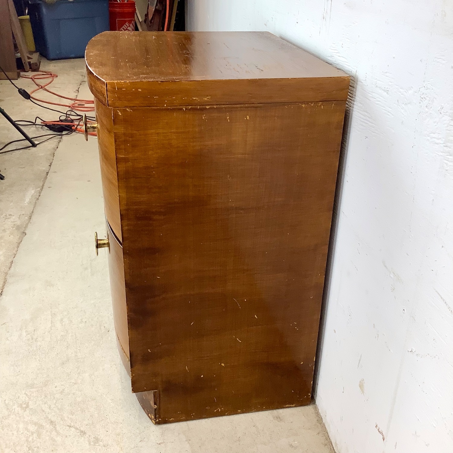 Vintage Two Drawer Nightstand - image-8