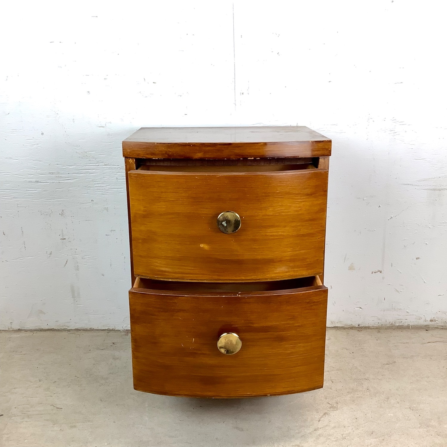 Vintage Two Drawer Nightstand - image-12