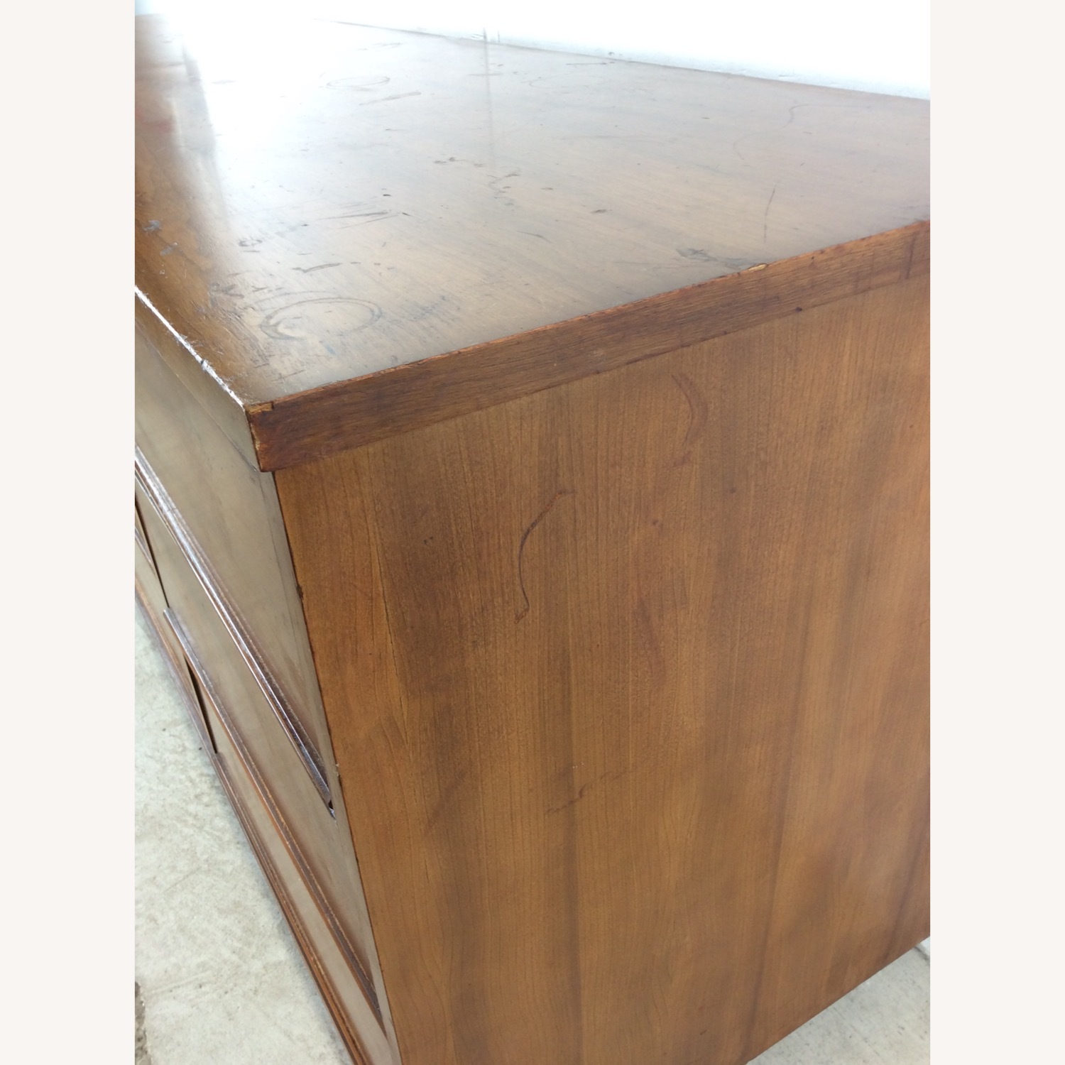 Mid Century Modern Lowboy Dresser with 9 Drawers - image-11