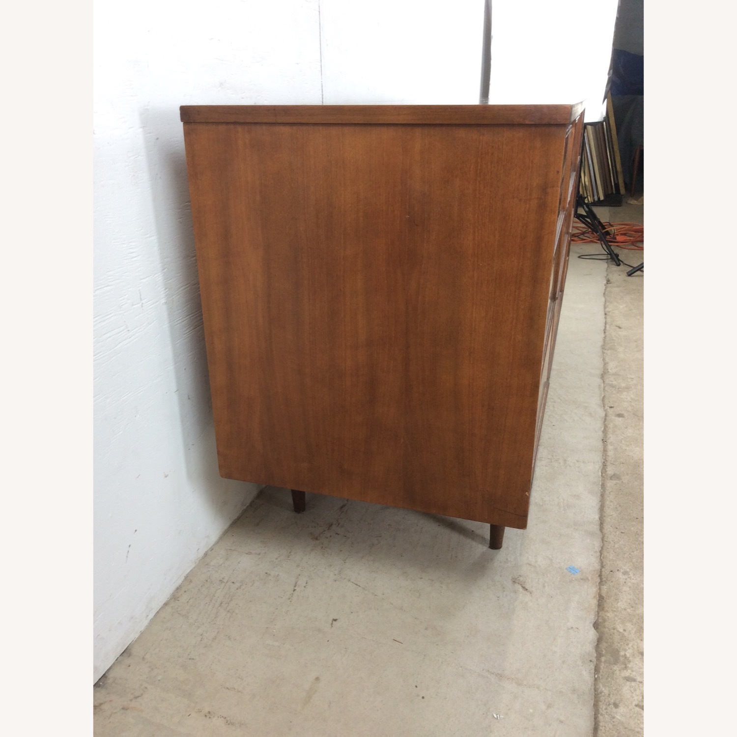 Mid Century Modern Lowboy Dresser with 9 Drawers - image-13