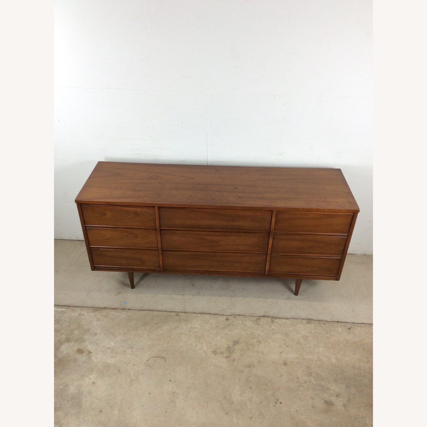 Mid Century Modern Lowboy Dresser with 9 Drawers - image-4
