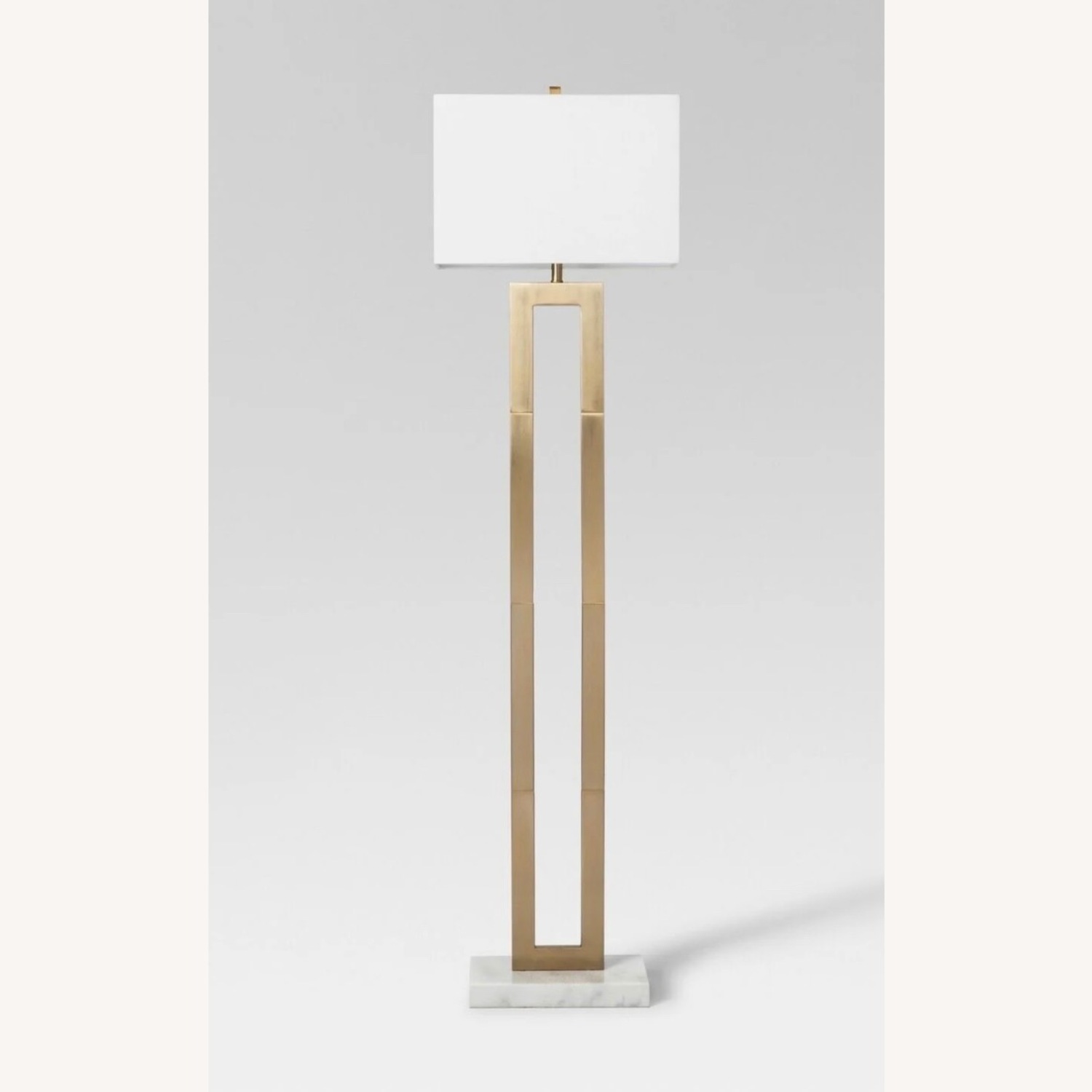 Weston Window Pane Floor Lamp – Brass - image-2