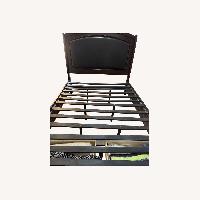 Bob's Discount Furniture Dark Brown Queen Bed