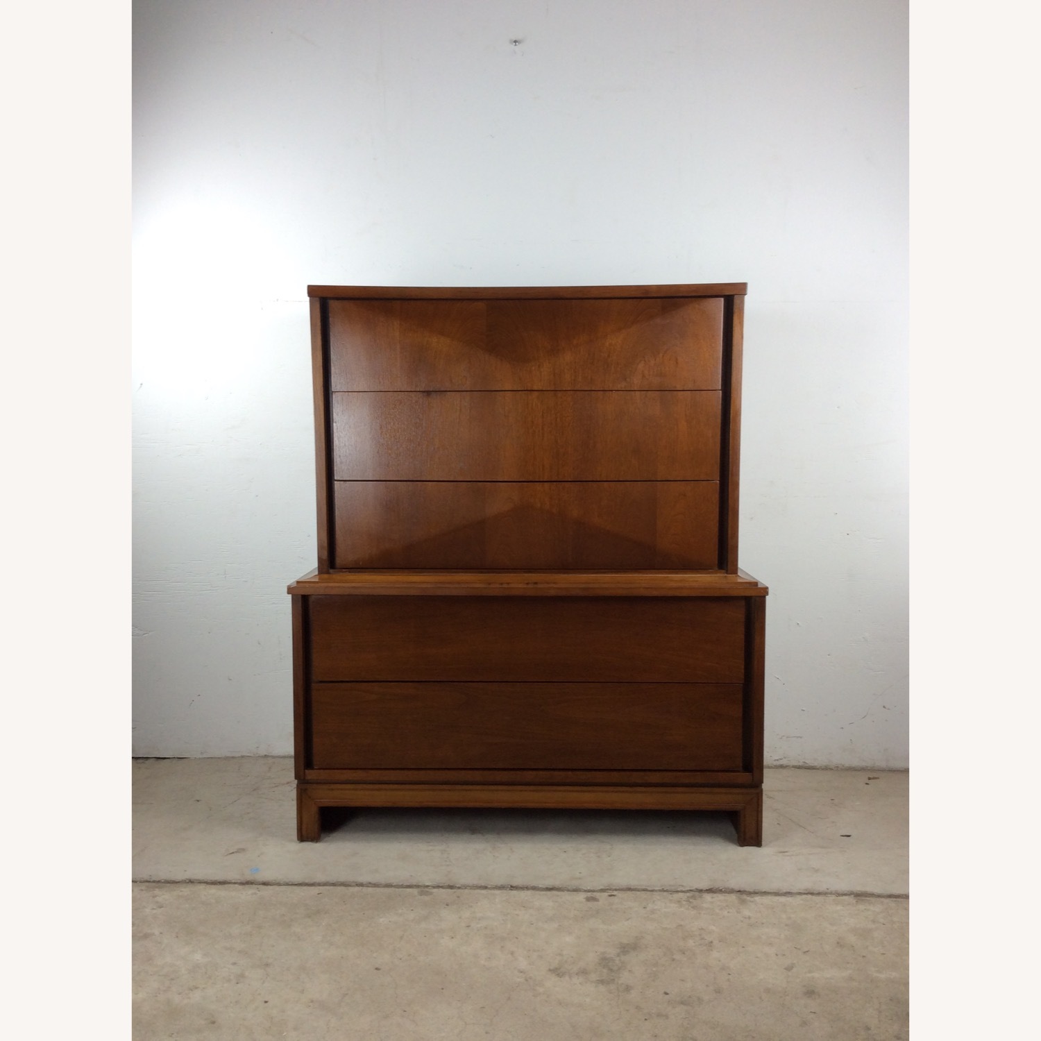 Mid Century Highboy Dresser by Johnson Carper - image-1
