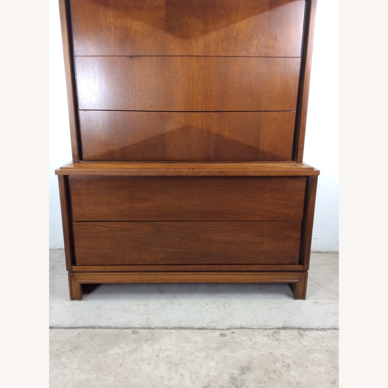 Mid Century Highboy Dresser by Johnson Carper - image-4