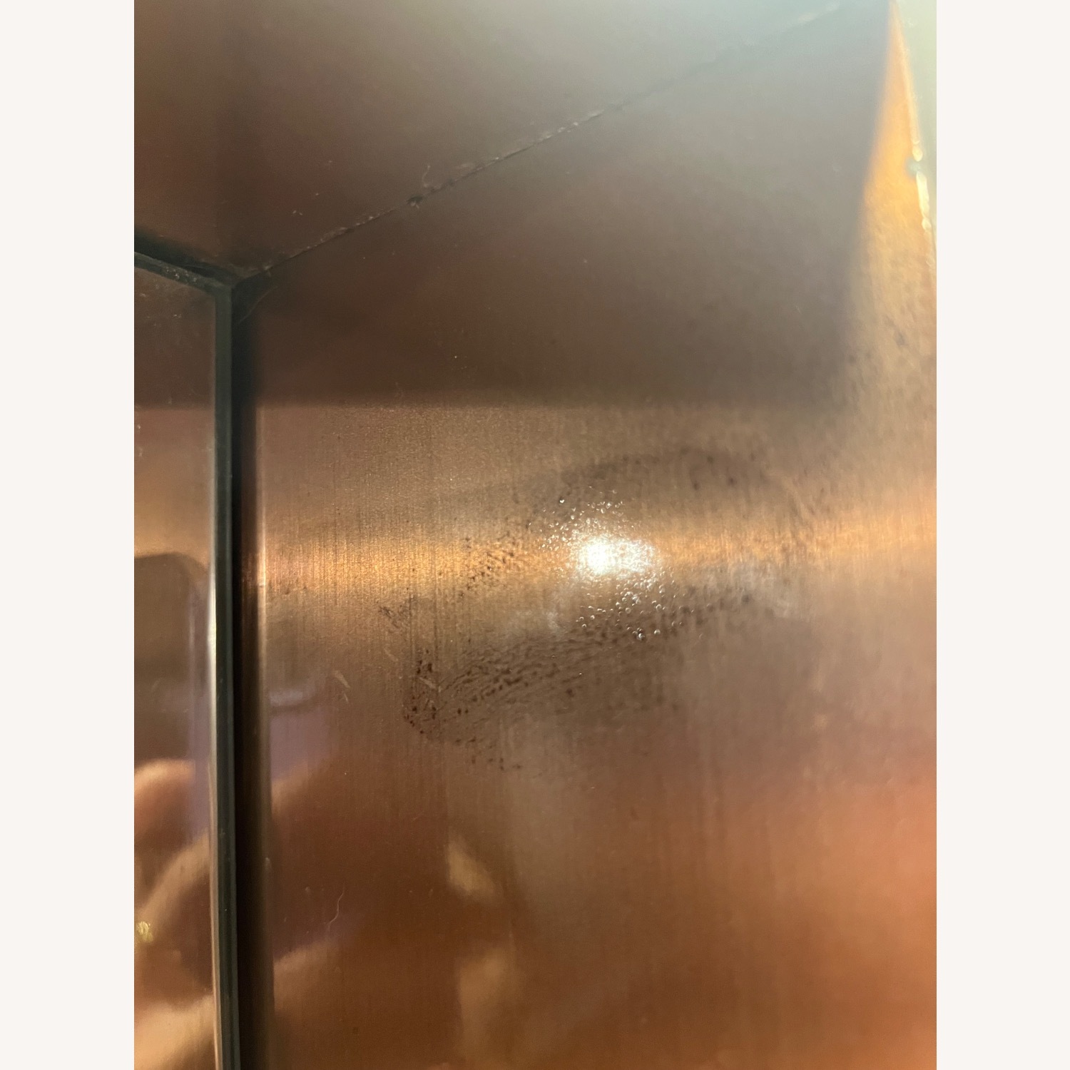 West Elm Industrial Shadowbox Floor Mirror, Copper - image-5