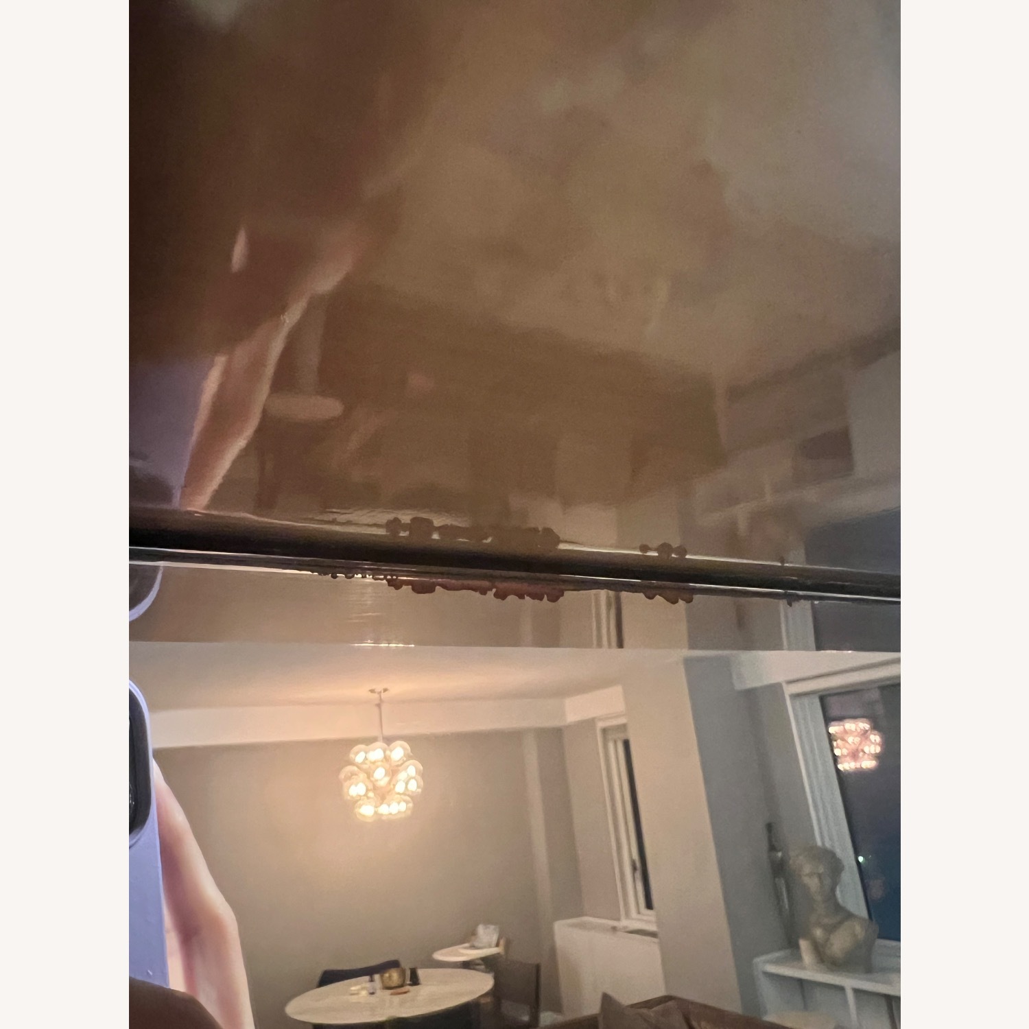 West Elm Industrial Shadowbox Floor Mirror, Copper - image-1