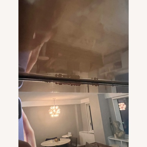 Used West Elm Industrial Shadowbox Floor Mirror, Copper for sale on AptDeco