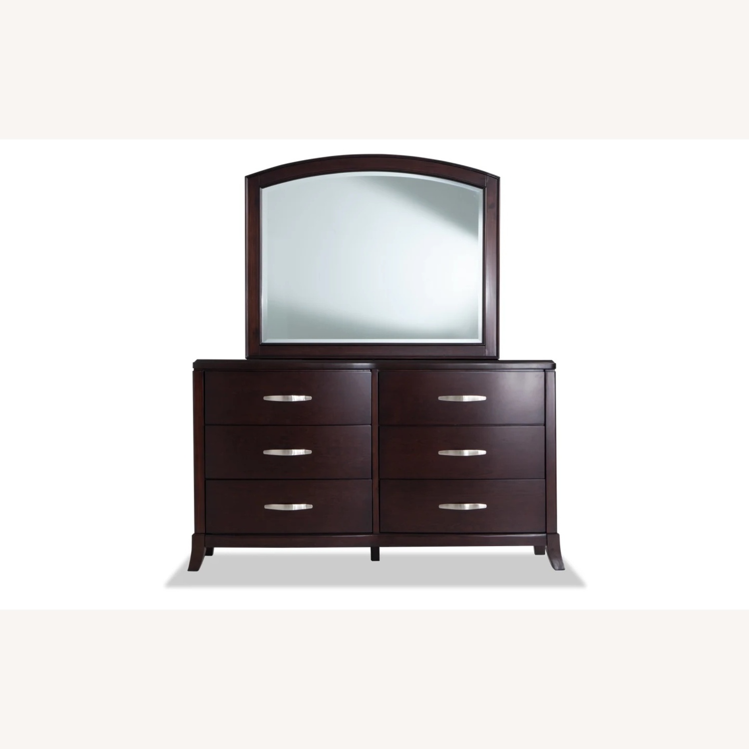 Elevations Espresso 6 Drawer Dresser & Mirror - image-4