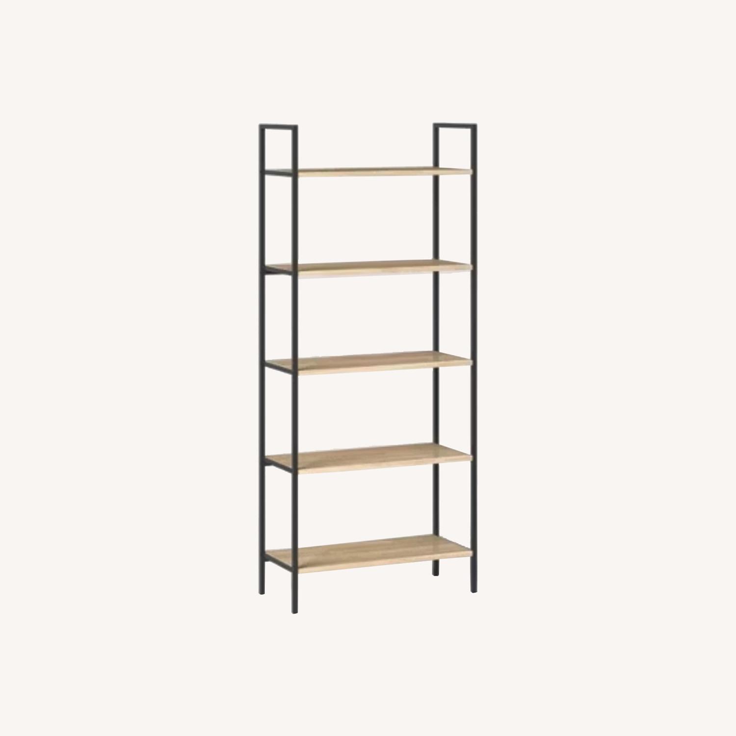 Target Threshold Vintage Oak 5 Shelf Bookcase - image-0