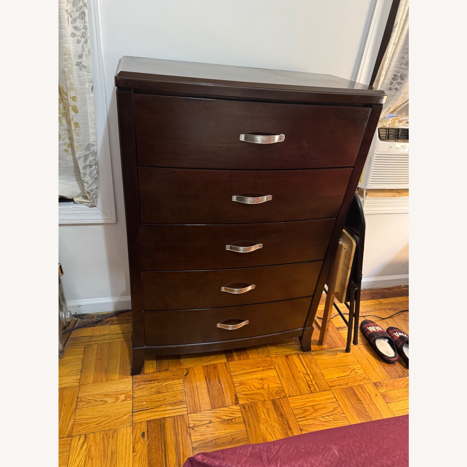 Bob's Discount Furniture Tremont Espresso 5 Drawer Chest - image-3