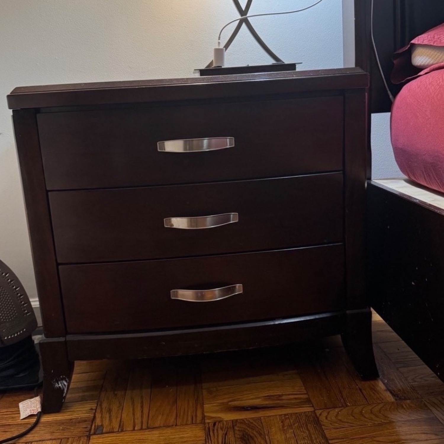 Bob's Discount Furniture Elevations Dark Brown Nightstand - image-3