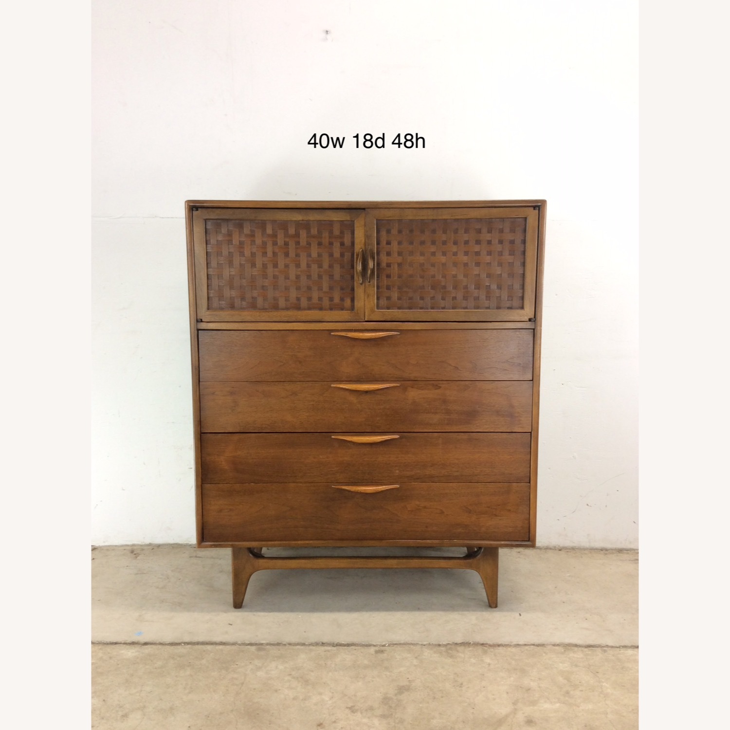 Mid Century Highboy Dresser by Lane Furniture - image-21