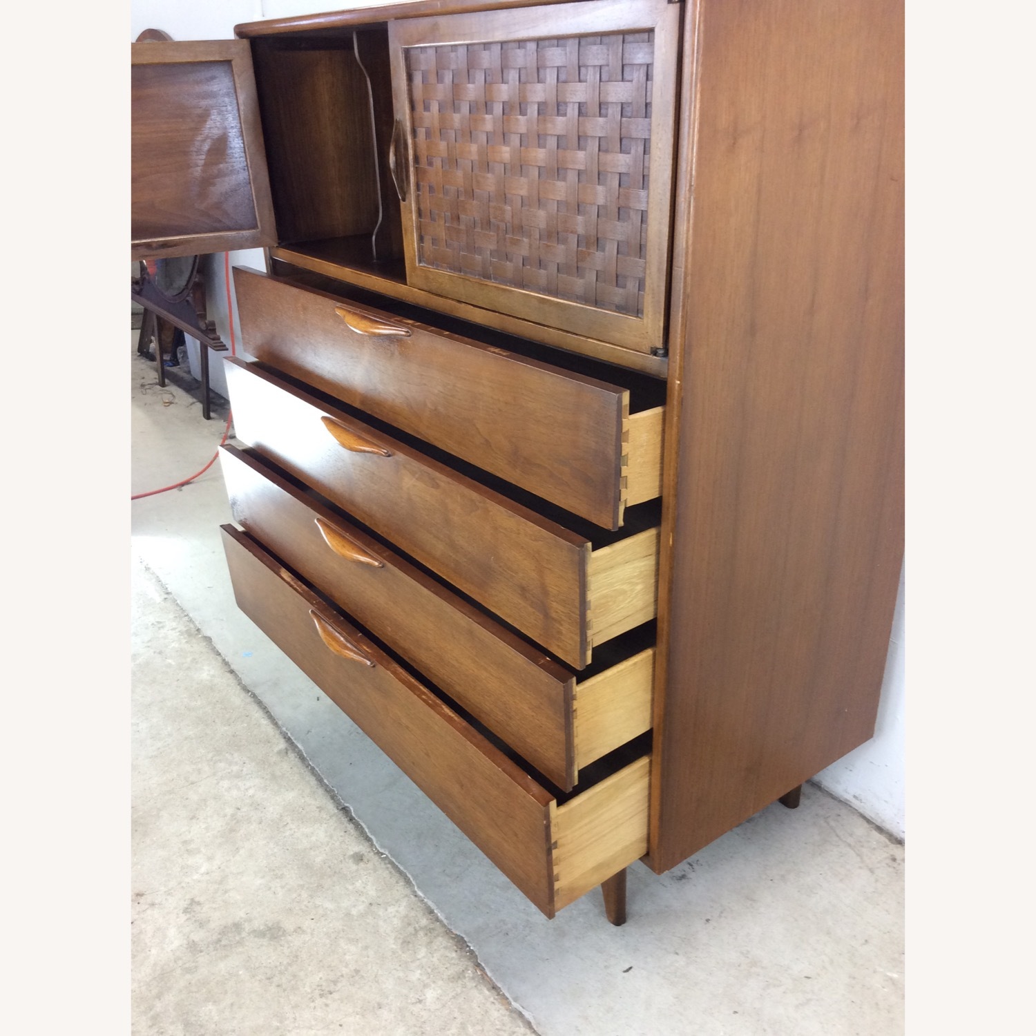 Mid Century Highboy Dresser by Lane Furniture - image-14