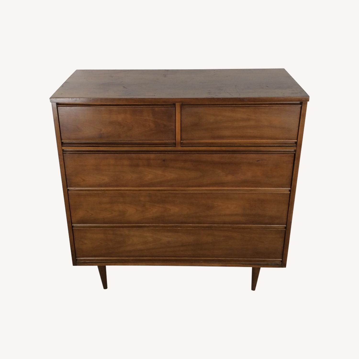 Mid Century 5 Drawer Highboy by Harmony House - image-0
