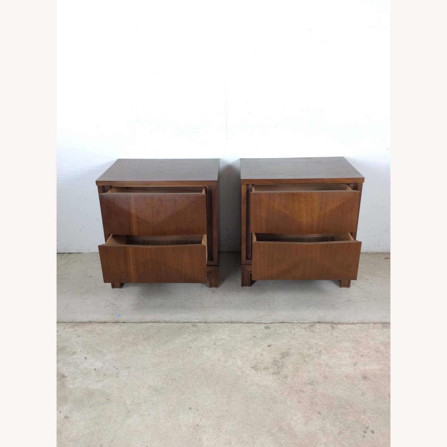 Pair of Mid Century Nightstands by Johnson Carper - image-12