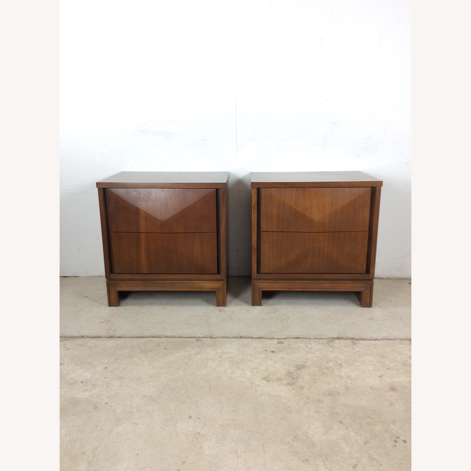 Pair of Mid Century Nightstands by Johnson Carper - image-4